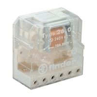 Finder 26 Series Step Relay 10A 24V AC Coil 1 Normally Open Contact