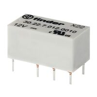 Finder 30 Series Printed Circuit Board Relay Hermetically Sealed 2 Changeover 12V DC Coil