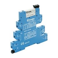 Finder 39 Series Master Input Relay Interface Modules 6A 1 NO Contact 24V AC DC Coil Gold Contacts