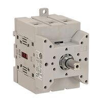 Allen-Bradley 194E Disconnect Switch Complete, Front/Door mount, Type G Act. BK/GY 3 Pole 63A