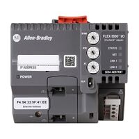 Allen-Bradley FLEX 5000 IO EtherNet IP RJ45 Adapter 8 Modules XT