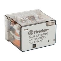 Finder 56 Series Miniature Power Relay 12A 4CO 110V AC Coil