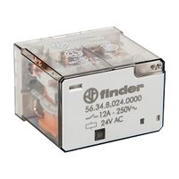 Finder 56 Series Miniature Power Relay 12A 4CO 24V AC Coil