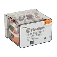 Finder 56 Series Miniature Power Relay 12A 4CO 6V AC Coil