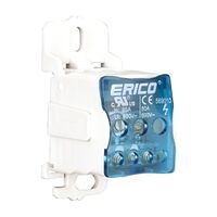 nVent ERIFLEX Distribution Blocks 80A Cu In 1 x 6 to 16mm Out 4 x 2 to 5.6mm and 2 x 2.5 to 16mm