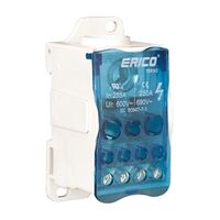 nVent ERIFLEX Distribution Blocks 250A Cu In 1x35 to 120mm Out 2x6to35mm 5x2.5to16mm 4x2.5to10mm
