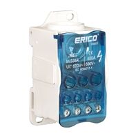 nVent ERIFLEX Distribution Blocks 400A Cu In 1x95 to 185mm Out 2x6to35mm 5x2.5to16mm 4x2.5to10mm