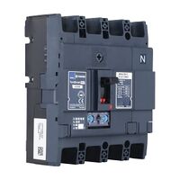 Terasaki TemBreak PRO MCCB 250 Frame 25kA 4P 125A Adj. Thermal Adj. Magnetic