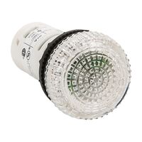 Allen-Bradley 800F Pilot Light Monolithic 22.5mm Clear Integrated LED 120V AC