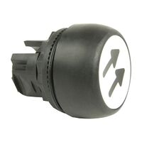 Allen-Bradley 800FC Pushbutton 1-Speed White Horizontal Forward Fast