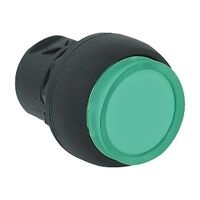 Allen-Bradley 800F Pushbutton 22.5mm Head Only Plastic Momentary Extended Green Cap Illuminated