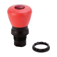 Allen-Bradley 800F E Stop 22.5mm Head Only Plastic Mushroom Head 40mm Push Pull Red Illuminated