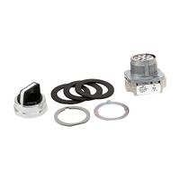 Allen-Bradley 800T Selector Switch 30.5mm 3 Pos. Non Illum Knob Lever Maintained 1N.O. 1 N.C. White