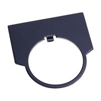 Allen-Bradley 800T Legend Plate 46 x 47mm Half Round Grey BLANK for 30.5mm Pushbutton