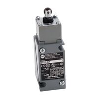 AB 802T Heavy Duty Limit Switch Oiltight Spring Rtrn Top Push Roller IP67 1NO 1NC 13.8N 1.4mm