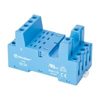 Finder 90 Series Base for 5634 Relays and 9902 LED Relay Box Clamp with Metal Clip