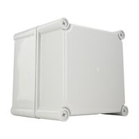 Fibox SOLID Terminal Box ABS IP66 and IP67 H190 x W190 x D180mm Grey