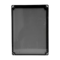 Fibox SOLID Cover ABS Grey suit 280 x 280mm Base 80mm HigH