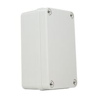 Fibox Piccolo Terminal Box ABS IP66 and IP67 H80 x W140 x D65mm Grey