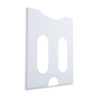 NHP Concept Panelboard Accessory Door Schedule Card Holder 7mm Pocket A4 White