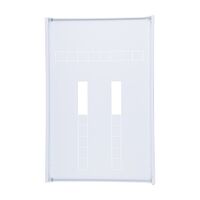 NHP Concept Panelboard Accessory Escutcheon 36 and 48 Way 4 Modules 864mm White