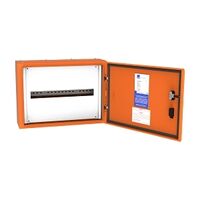 NHP Concept Plus Panelboard Accessory Module 648mm IP42 DIN 72 Way with Cutout Escutcheon Orange