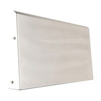 NHP Concept Premier Panelboard Accessory Rainhood Kit Single Stainless Steel