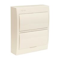 NHP MOD6 CSB Insulated Loadcentre 24 Way DIN Surface Door White