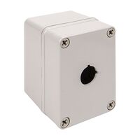 Sprecher and Schuh D7 Enclosure Deep Profile Plastic 22.5mm 1 Hole Grey