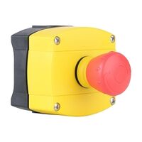 Sprecher and Schuh D7 Enclosed Emergency Stop 40mm Mush HD Twist to Release Plastic 1NC Contact IP66