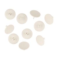 Sprecher and Schuh D7 Colour Cap for Flush and Guarded Non illuminated Pushbutton 22.5mm White Blank