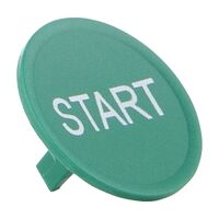 Sprecher and Schuh D7 Colour Cap for Flush and Guarded Non illuminated Pushbutton 22.5mm Green Start