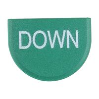 Sprecher and Schuh D7 Colour Cap For Flush Bottom Multi Function Pushbutton 22.5mm Green Down