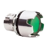 Sprecher and Schuh D7 PushButton 22.5 mm Metal Momentary Illuminated Guarded Head Green