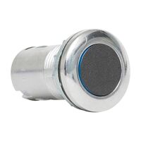 Sprecher and Schuh D7 Pushbutton 22.5mm Metal Reset Rod Operator Blank Black