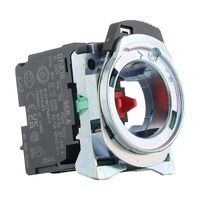 Sprecher and Schuh D7 Contact Block Metal Latch Mount 1 N.C. plus Plate for 22.5mm Pushbutton