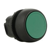 Sprecher and Schuh D7 Pushbutton 22.5 mm Head Only Plastic Momentary Flush Green Cap Non Illuminated