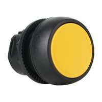 Sprecher and Schuh D7 Pushbutton 22.5 mm Head Only Plastic Momentary Flush Yellow Cap Non Ill