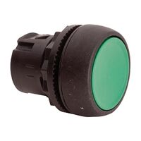 Sprecher and Schuh D7 Pushbutton 22.5 mm Head Only Plastic Latching Flush Green Cap Non Ill