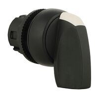 Sprecher and Schuh D7 Selector Switch 22.5mm Head Only Plastic Long Knob BLK 3 POS SR Left and Right