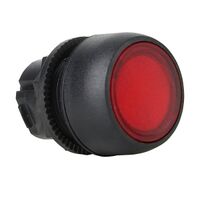 Sprecher and Schuh D7 Pushbutton 22.5 mm Head Only Plastic Latch Flush Red Lens Cap Illuminated