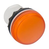 Sprecher and Schuh D7 Pilot Light 22.5 mm Head Only Round Plastic Amber Lens
