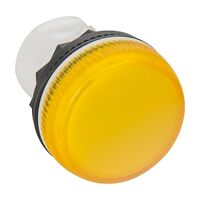 Sprecher and Schuh D7 Pilot Light 22.5 mm Head Only Round Plastic Yellow Lens