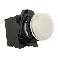 Sprecher and Schuh D7 Pilot Light 22.5mm Complete Plastic LED 24V AC DC Clear Lens