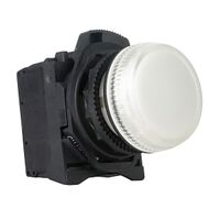 Sprecher and Schuh D7 Pilot Light 22.5mm Complete Plastic LED 240V AC Clear Lens