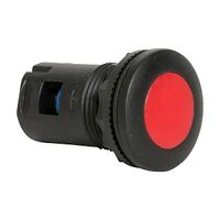 Sprecher and Schuh D7 Pushbutton 22.5mm Plastic Reset Rod Operator Blank Red
