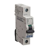 NHP DIN-T Miniature Circuit Breaker 10kA 1Pole 63A C Curve