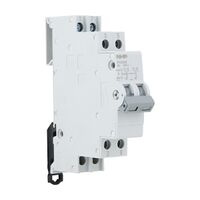 NHP DIN-T Changeover Switch 2Pole with Off 25A I 0 II