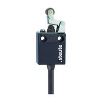 Steute Limit Switch 40mm Aluminium Offset Roller Lever Changeover Snap 2m Cable