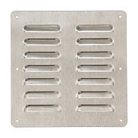 nVent HOFFMAN ASR/ADR/SRE Ventilation Louvre 220 x 220mm 316 Stainless Steel